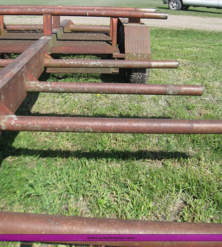 image for item 7271 Double axle eight bale trailer