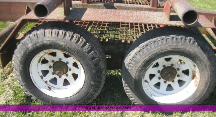 image for item 7271 Double axle eight bale trailer
