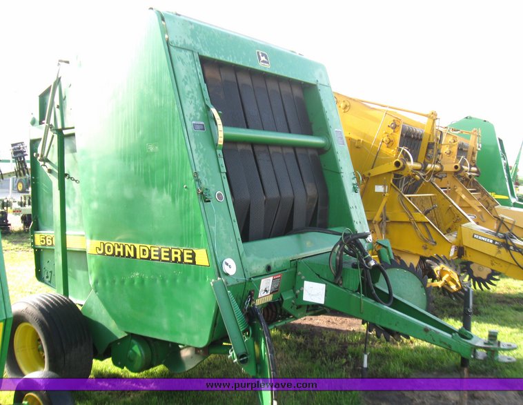image for item 7368 1997 John Deere 566 round baler