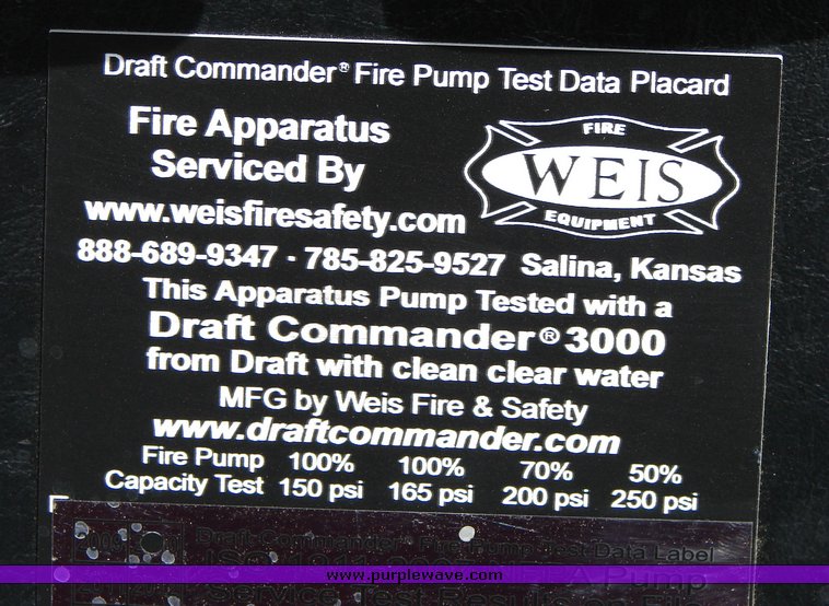 image for item 1001 1983 Ford C8000 Pierce Engine pumper fire truck