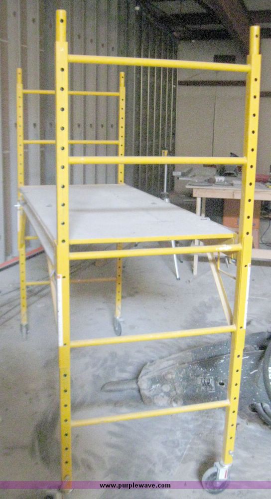 image for item 2096 (2) scaffold giant 6' miniature rolling scaffolding