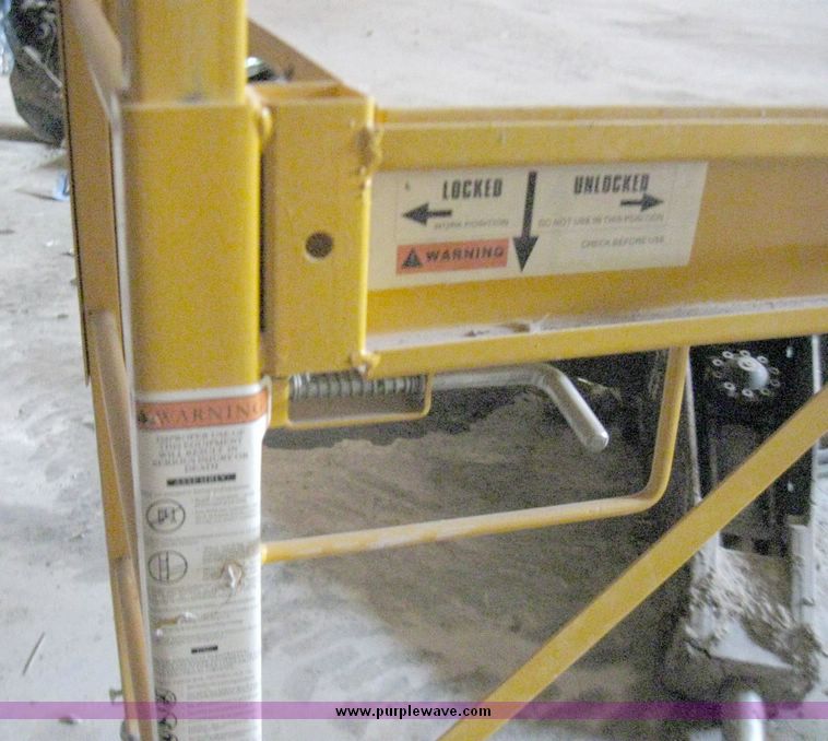 image for item 2096 (2) scaffold giant 6' miniature rolling scaffolding