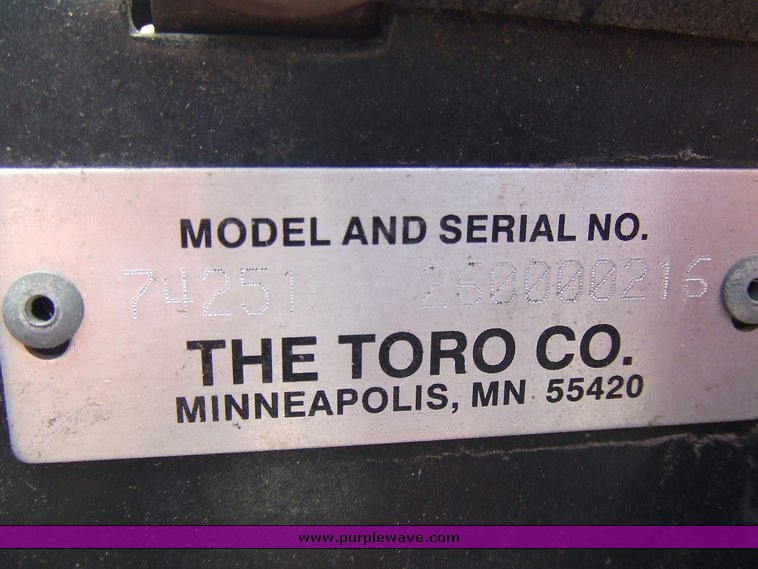 image for item 2133 Toro Z580 Master commercial riding mower