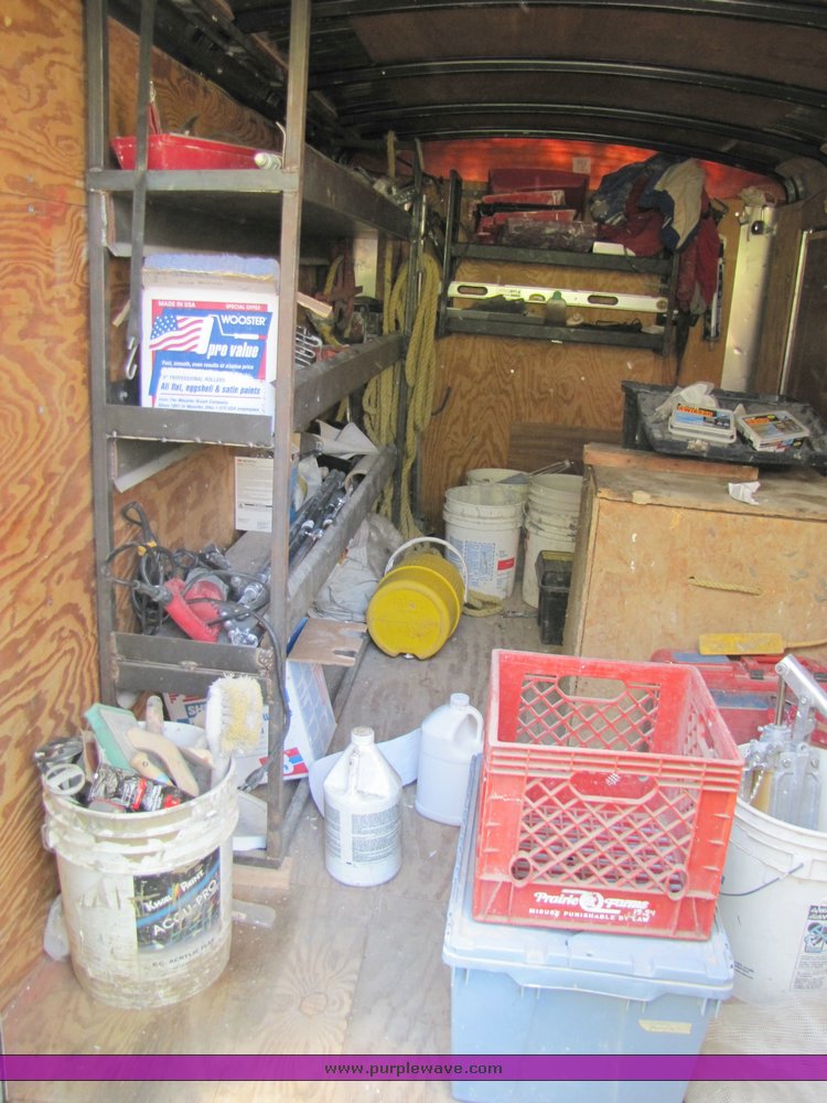 image for item 3241 2001 Doolittle enclosed trailer