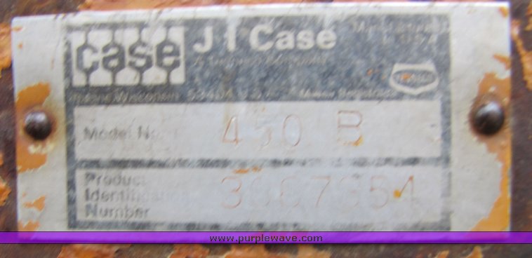 image for item 3749 1978 Case 450B track loader