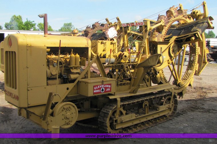 image for item 3933 1964 Cleveland J26 wheel trencher