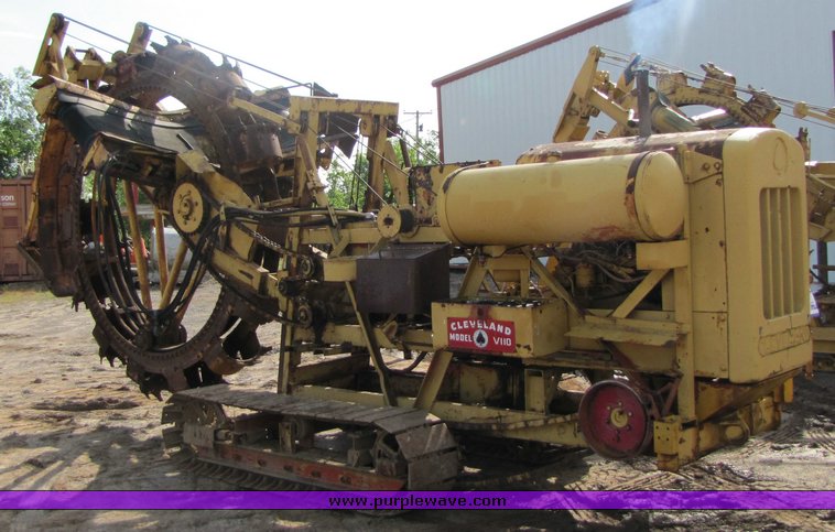 image for item 3934 1968 Cleveland V110 wheel trencher