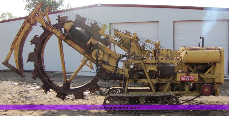 image for item 3934 1968 Cleveland V110 wheel trencher