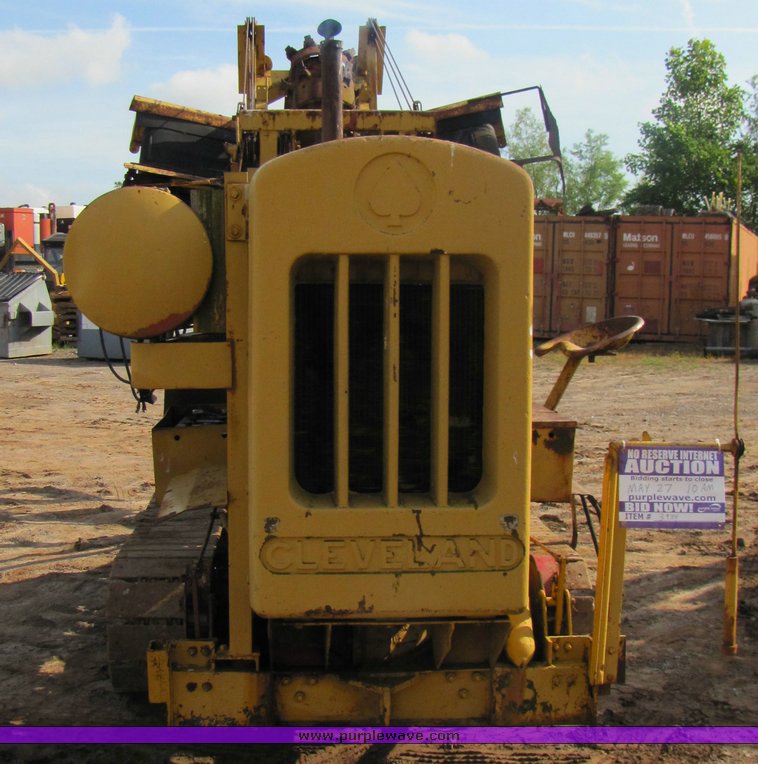 image for item 3934 1968 Cleveland V110 wheel trencher