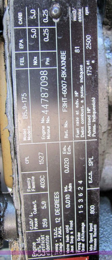 image for item 4258 1993 Ford F700 ladder truck