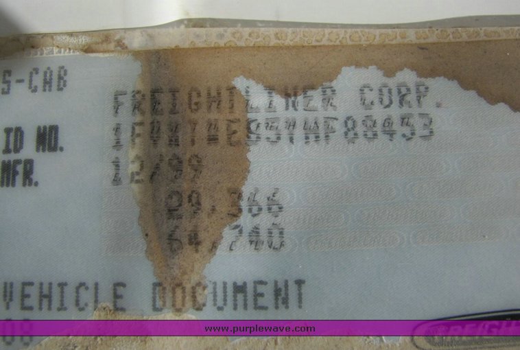 image for item 4302 2000 Freightliner FL112 dump truck