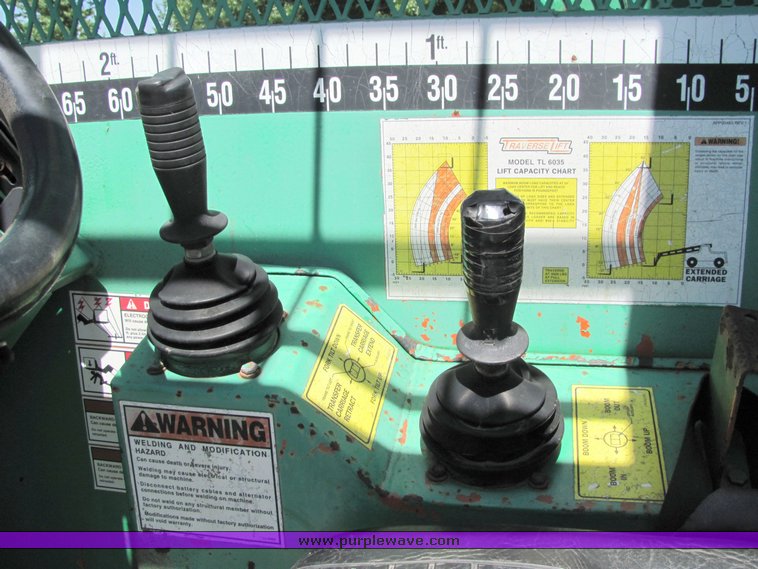 image for item 4324 1998 Traverse Lift TL6035 telehandler