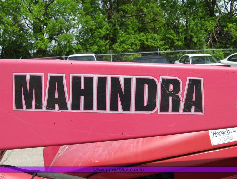 image for item 5004 2004 Mahindra 4510 4WD cab tractor with Mahindra ML114 loader and 6' bucket