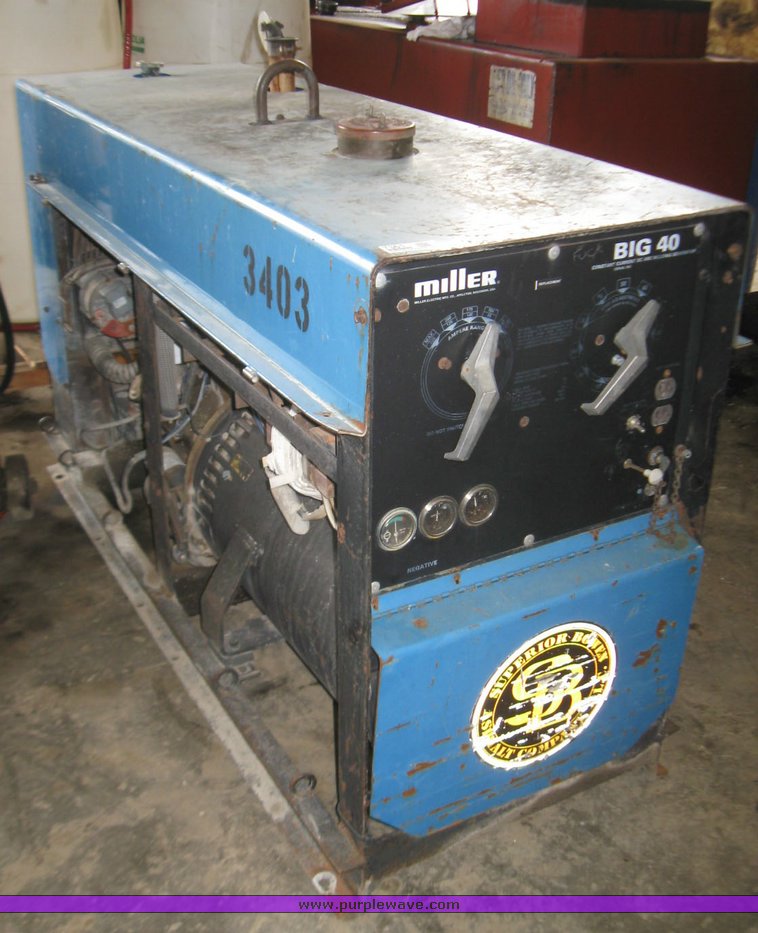 image for item 7361 Miller Big 40 welder generator