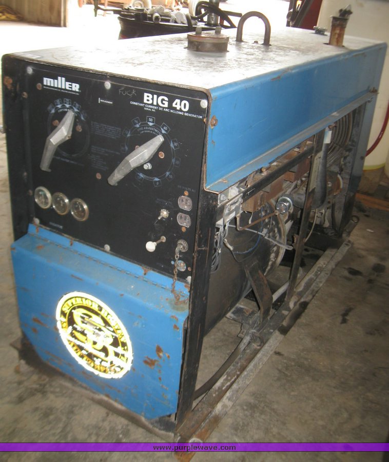 image for item 7361 Miller Big 40 welder generator