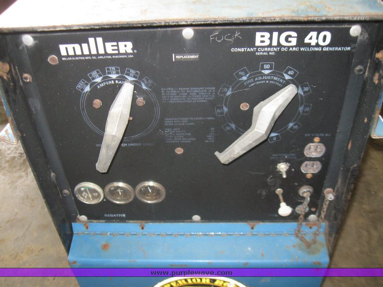 image for item 7361 Miller Big 40 welder generator