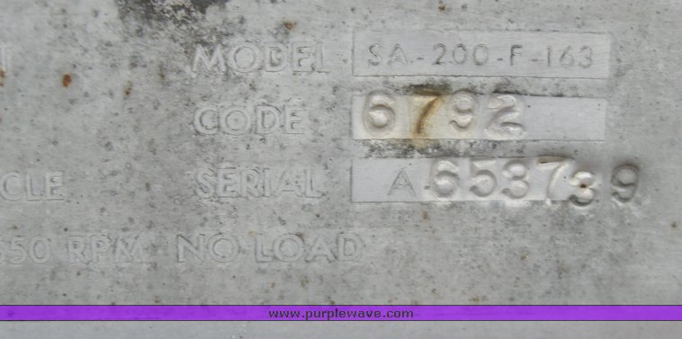 image for item 7364 Lincoln SA-200-F-163 arc welder generator