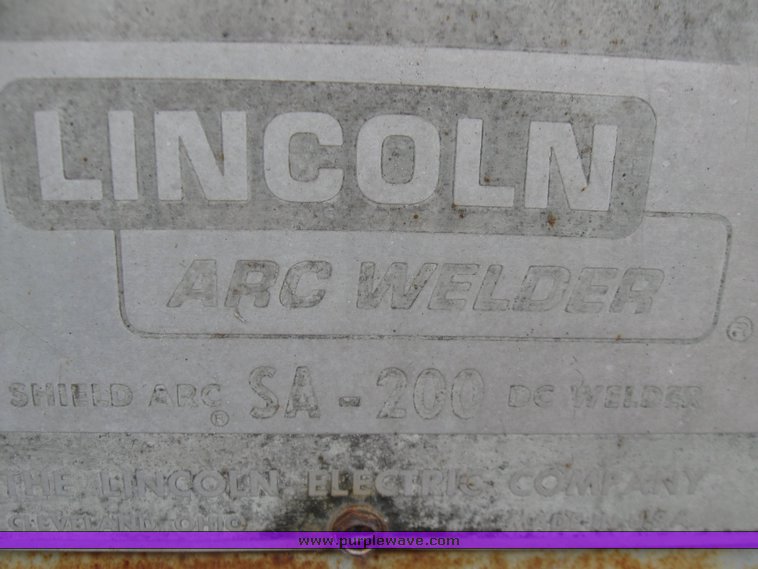 image for item 7364 Lincoln SA-200-F-163 arc welder generator