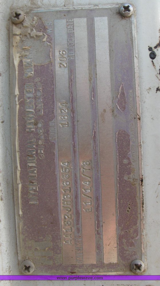 image for item 7366 1979 International truck