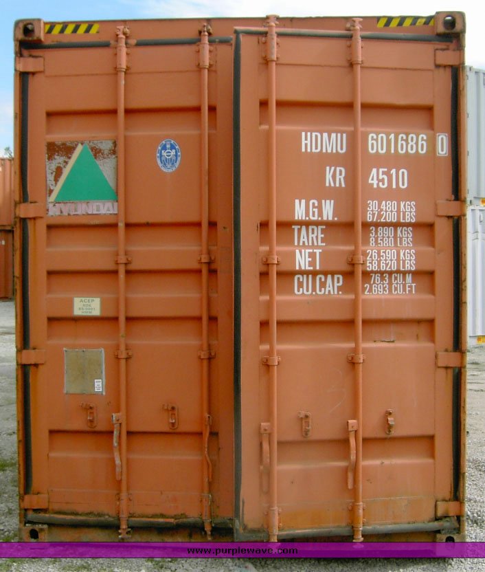 image for item 1010 40' high cubic capacity storage container
