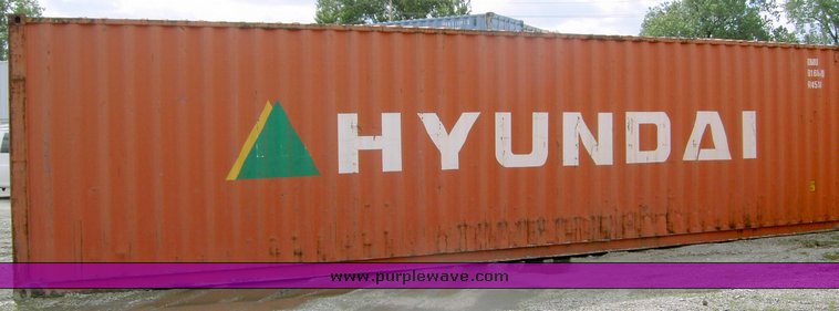 image for item 1010 40' high cubic capacity storage container