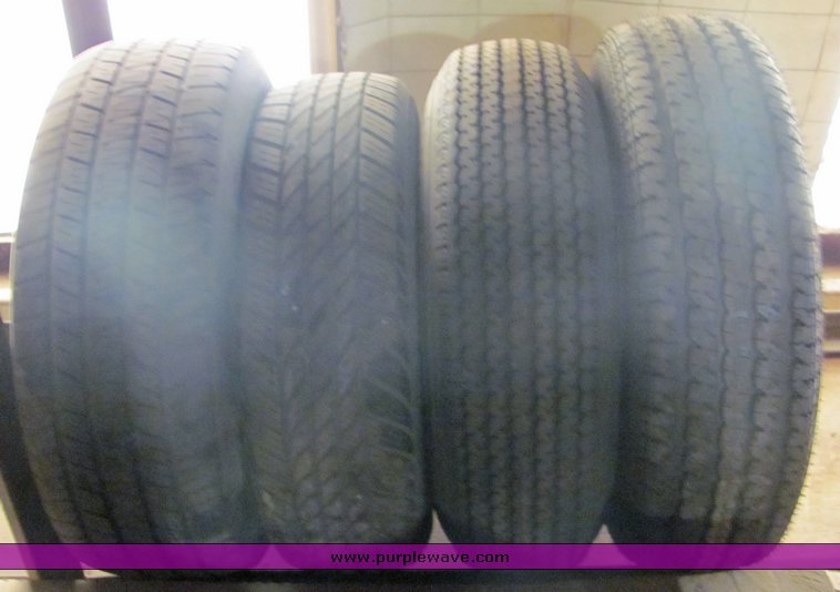 image for item 4491 (49) assorted used and new tires