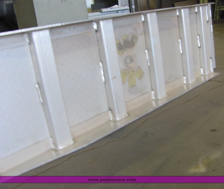 image for item 4537 6'L x 18"W aluminum ramp extension