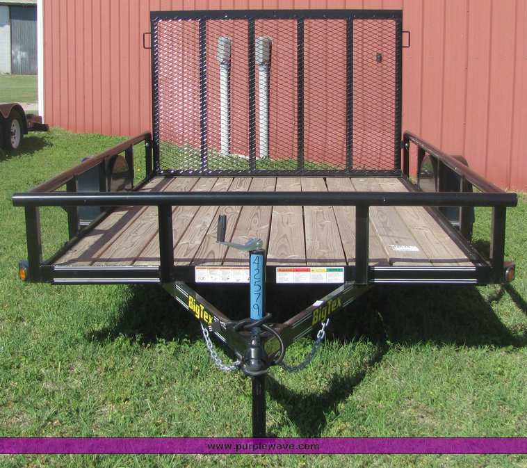 image for item 4564 2009 Big Tex single axle trailer