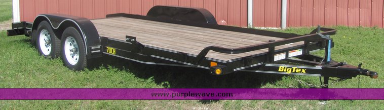 image for item 4565 2009 Big Tex 70CH tandem axle trailer