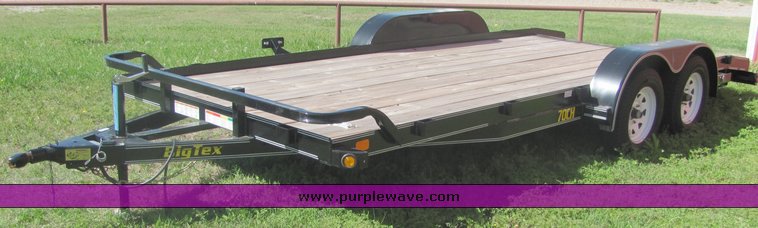 image for item 4565 2009 Big Tex 70CH tandem axle trailer