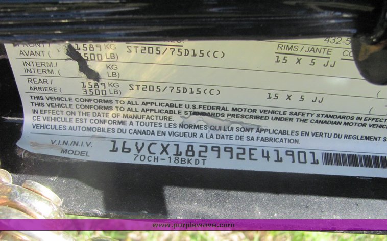 image for item 4565 2009 Big Tex 70CH tandem axle trailer