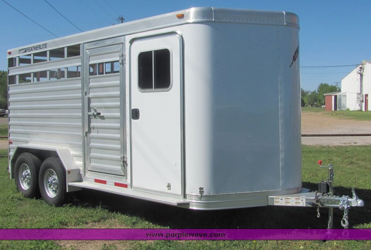 2008 Featherlite trailer in Cunningham, KS Item 4566 sold