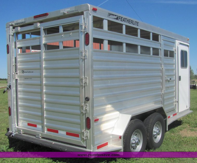 2008 Featherlite trailer in Cunningham, KS Item 4566 sold