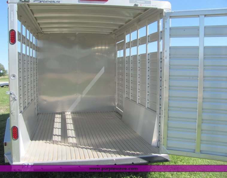 image for item 4566 2008 Featherlite stock/combo trailer