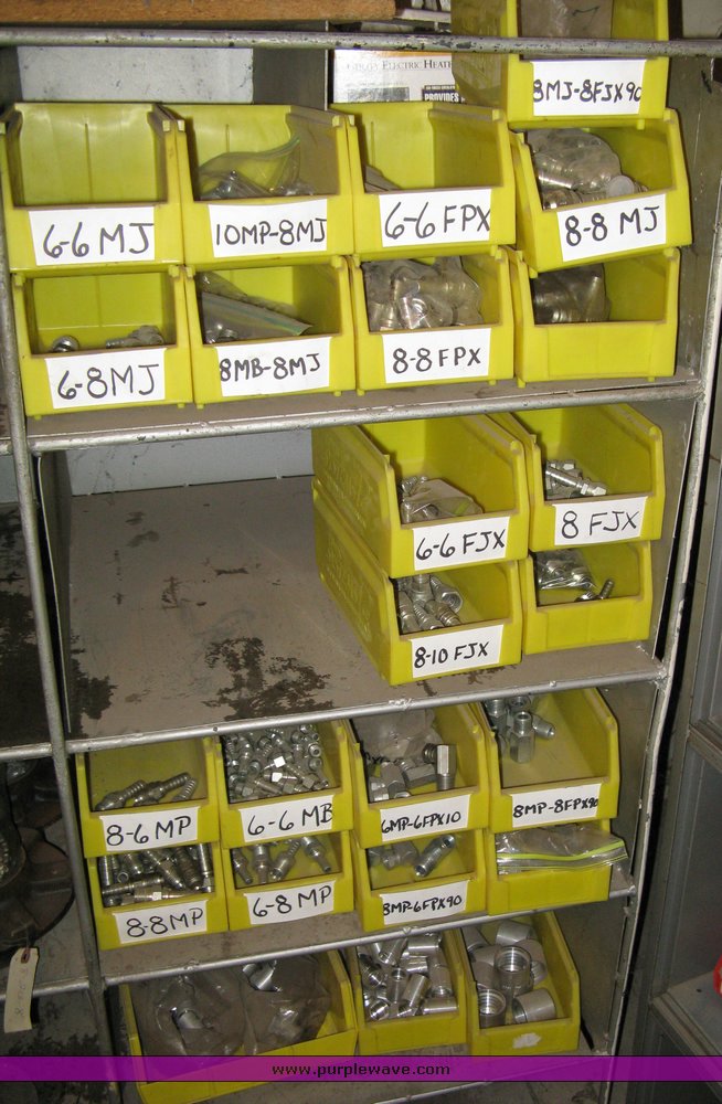 image for item 7714 Gates PC-707 hydraulic hose machine with bench, hose, dies, and fittings