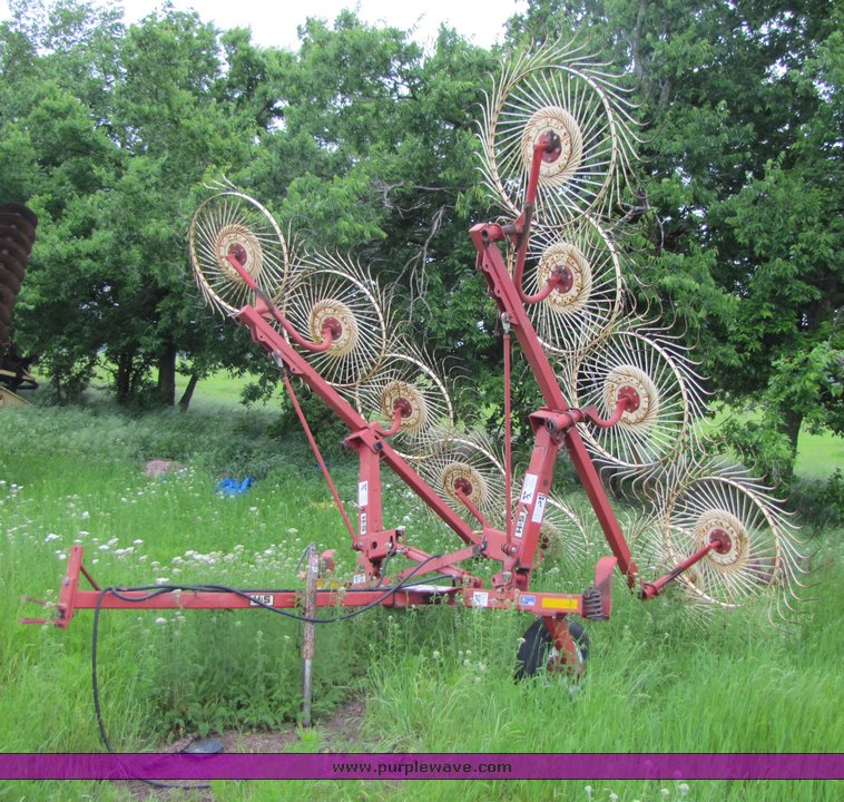 image for item 3291 H&S 10 wheel V-rake