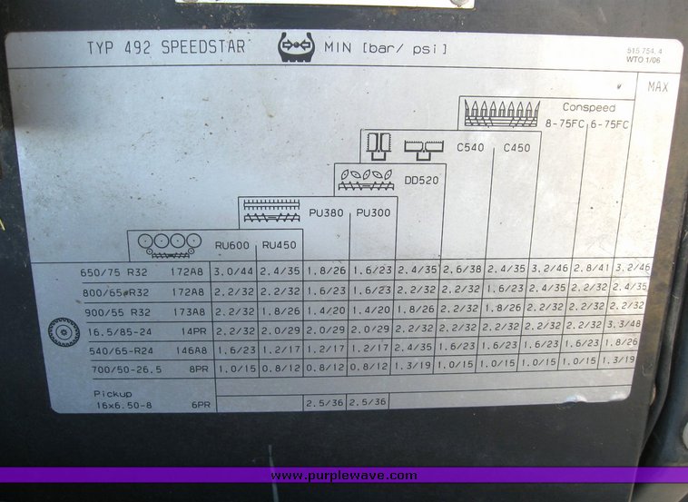 image for item 6311 2008 Claas Jaguar 900 green eye forage chopper