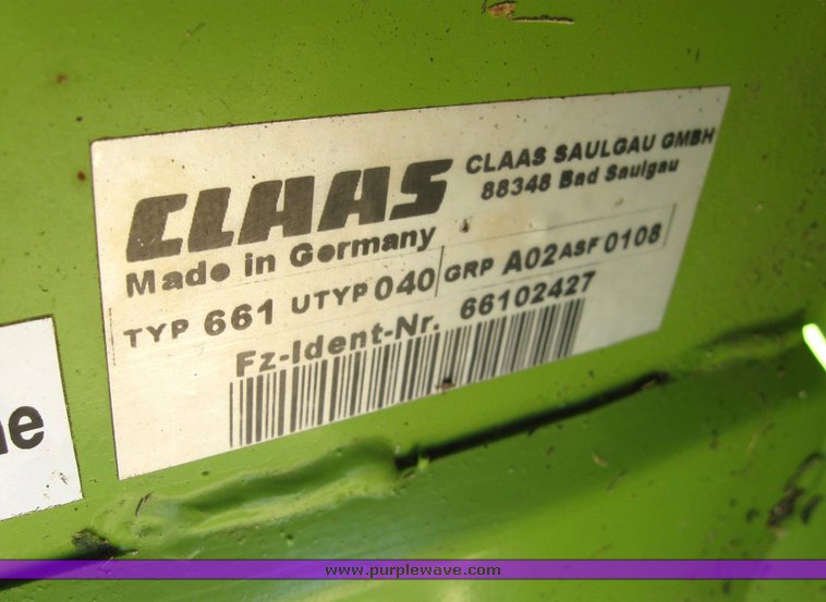 image for item 6315 2007 Claas RU-600 eight-row forage head