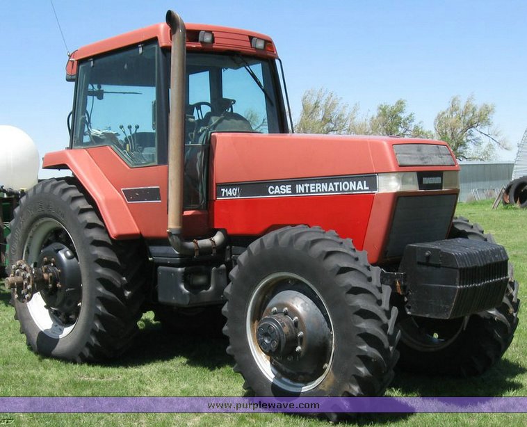 image for item 6511 1991 Case IH 7140 MFWD tractor with autosteer