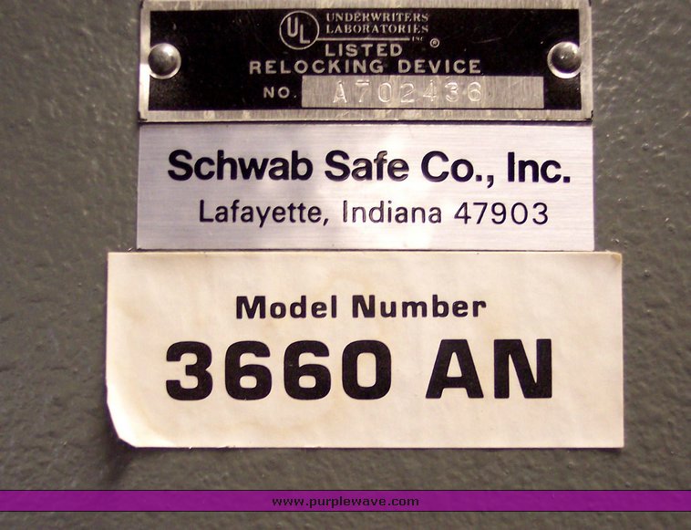 image for item 1401 Schwab FireGuard two door safe