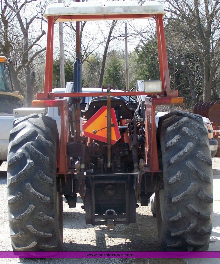 image for item 2451 1990 Hesston 80-66DT tractor with loader