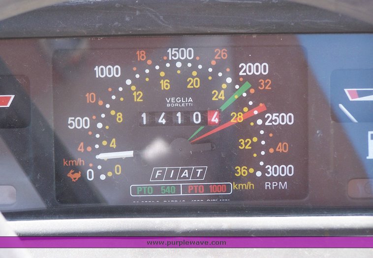 image for item 2451 1990 Hesston 80-66DT tractor with loader