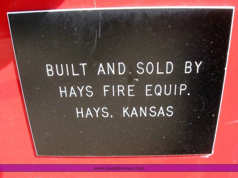 image for item 6795 12' fire truck bed