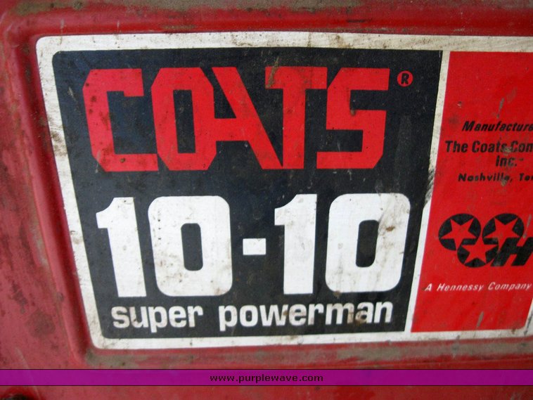 image for item 6797 Coats 10-10 Super Powerman tire machine