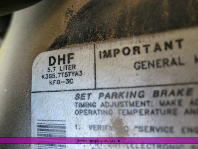 image for item 6800 1988 Chevrolet Sportvan C30