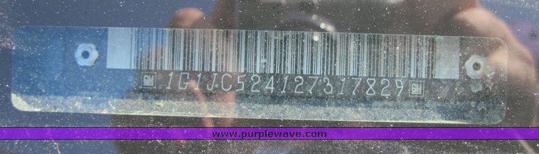 image for item 3822 2002 Chevrolet Cavalier