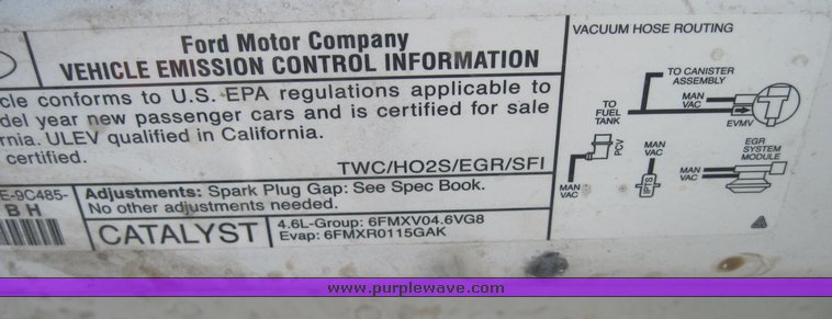 image for item 3839 2006 Ford Crown Victoria Police Interceptor