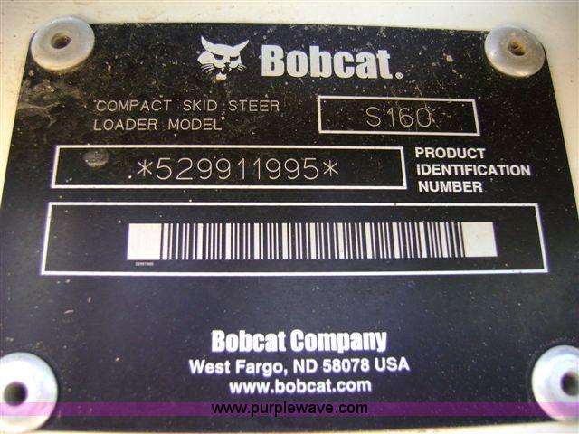 image for item 1100 2006 Bobcat S160 skid steer