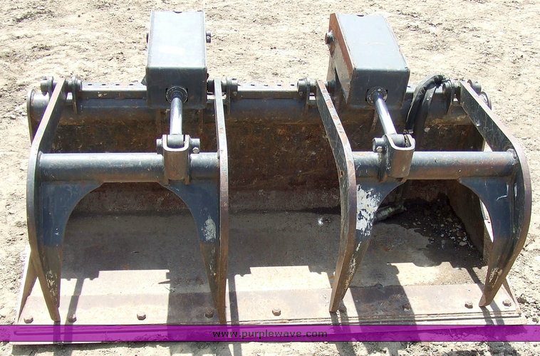 image for item 2065 60" grapple skid steer bucket