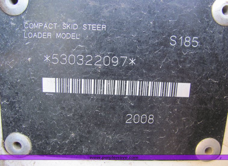 image for item 4308 2008 Bobcat S185 skid steer